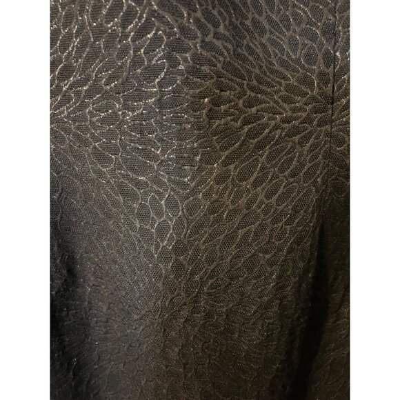 YUMI Dress Small US 2 4 EUR 38 UK 10 Black Shimmer Stretch Career Church NWT NEW - Picture 7 of 9